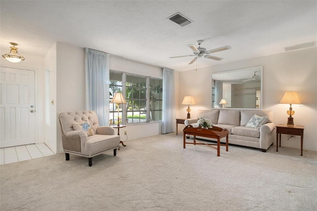 Living room, foyer