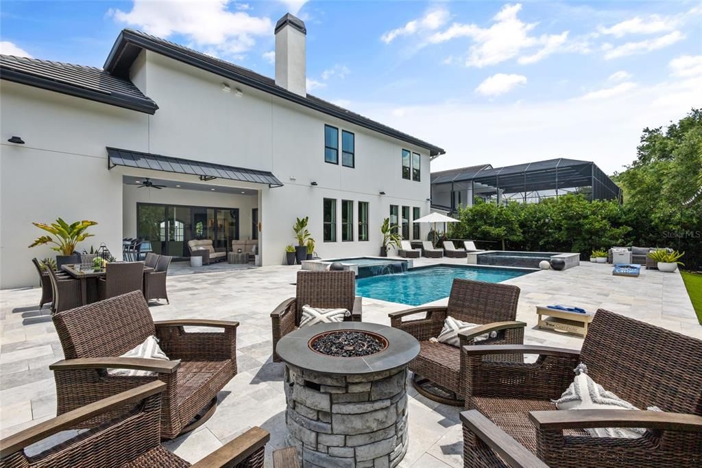 Tremendous outdoor living area with so much space for entertaining!
