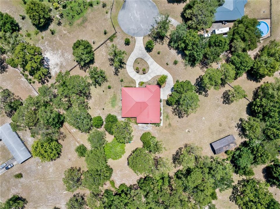 Aerial View of Property