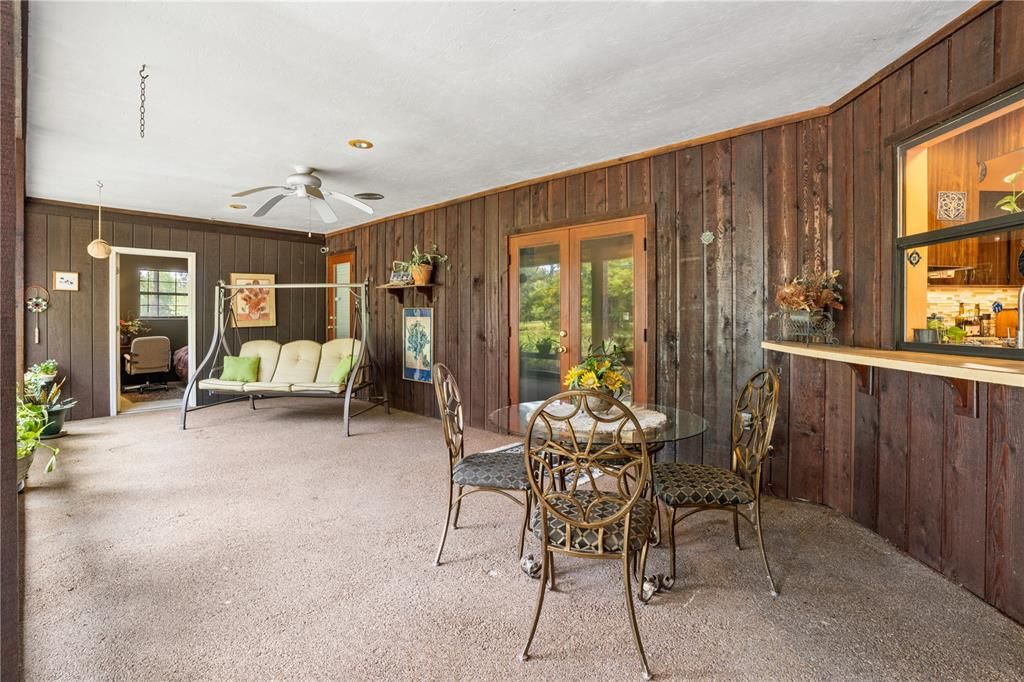 Rear Screened Porch