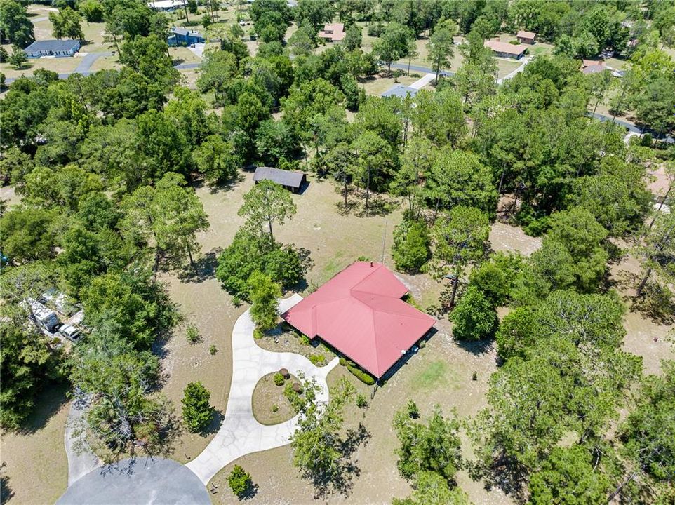 Aerial View of Property