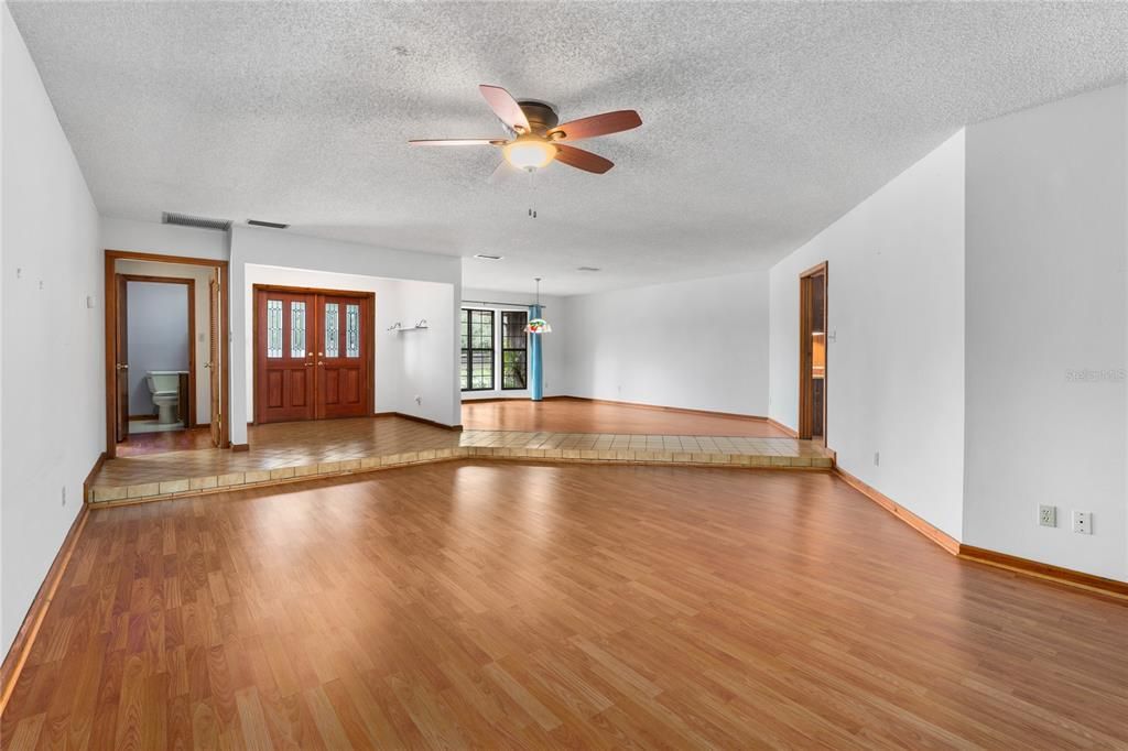 Front Living Room, Dining Room, and Entry