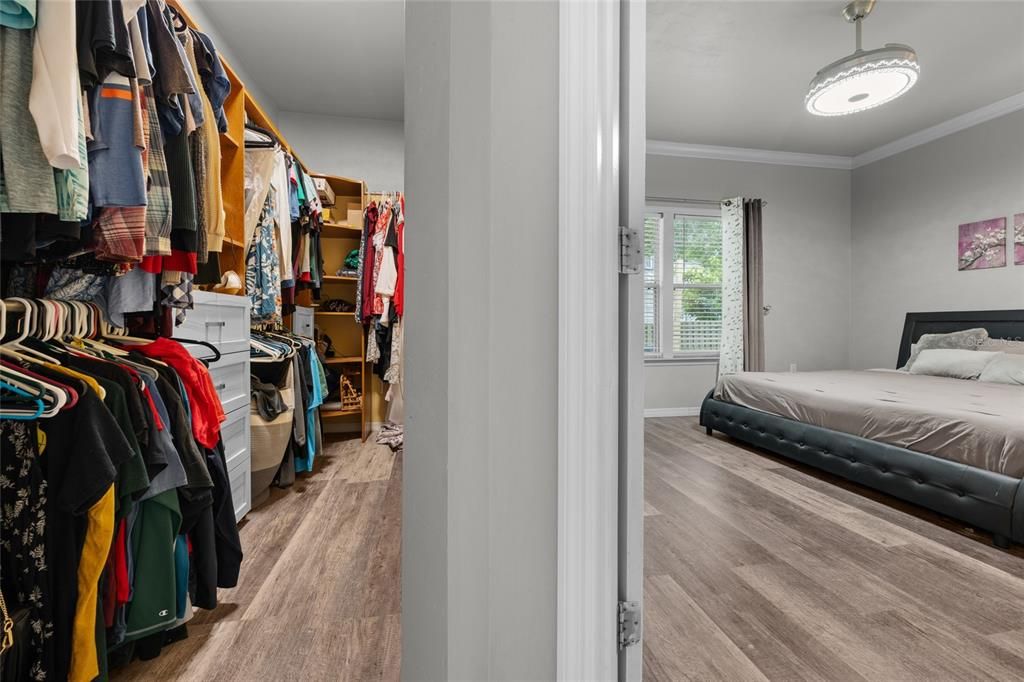 Primary Walk-In Closet