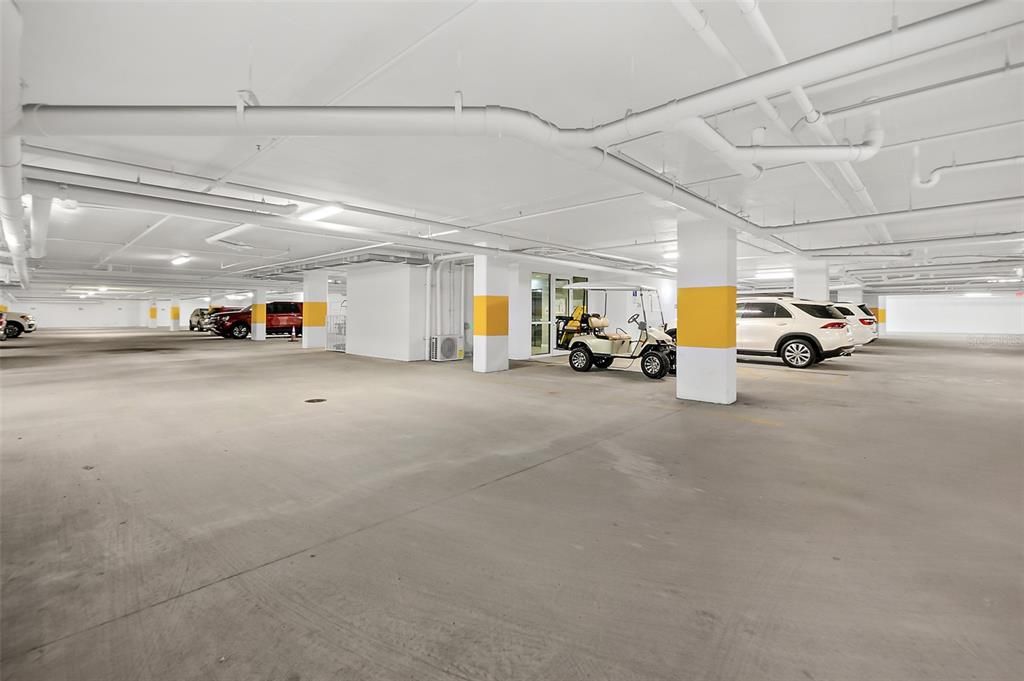 Underground garage parking