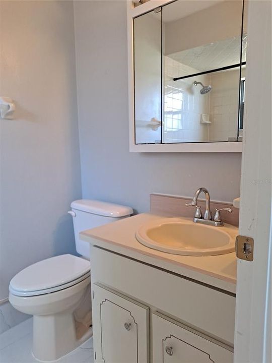 PRIMARY BATHROOM, HAS STAND UP SHOWER