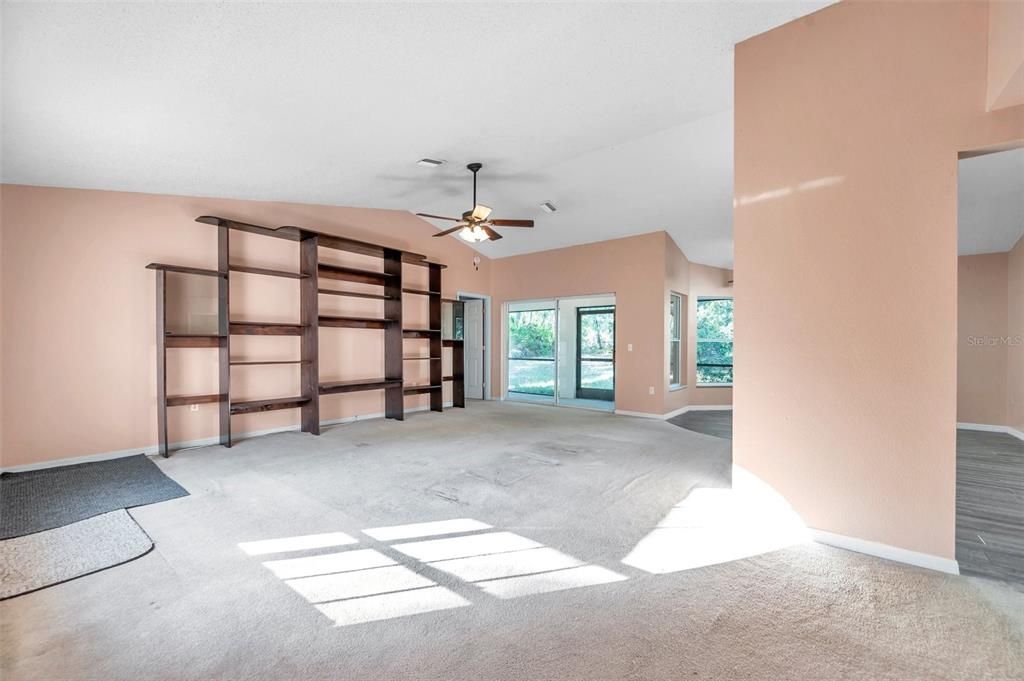 Large Living Room with plenty of natural light.