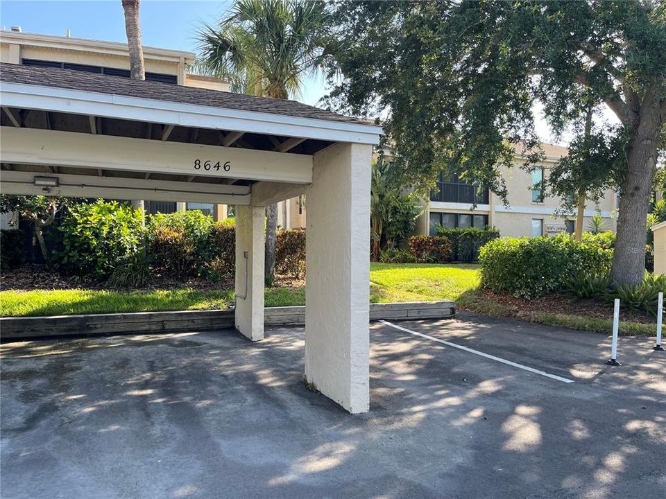 Carport with electric ready for your EV