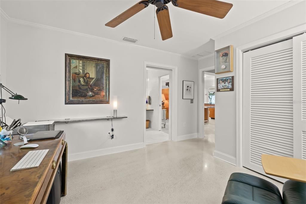 Second and third bedrooms have ceiling fans.