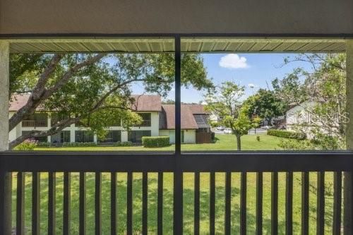 Screened balcony