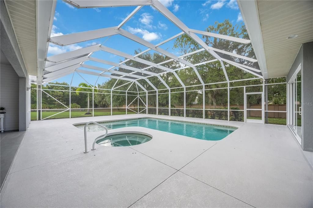 Large heated pool and spa where the sun hits perfectly to catch some rays, lounging poolside, perfect space for entertaining with family, friends, guests