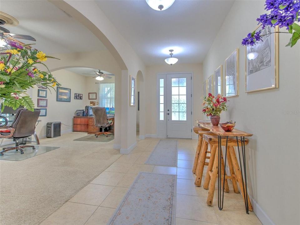 Entrance Foyer to office or formal dining room