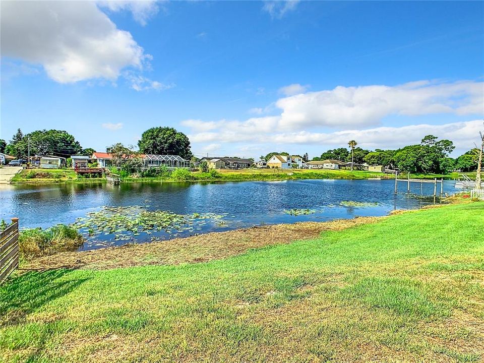 Canal front for 358 N 1st Avenue leads directly to Crooked Lake