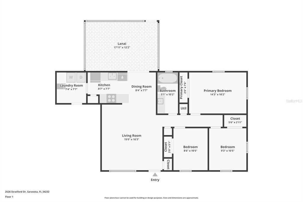 For Sale: $375,000 (3 beds, 1 baths, 925 Square Feet)