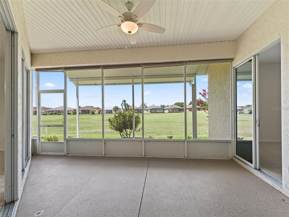 Screened lanai w/Tremendous Golf Course View!