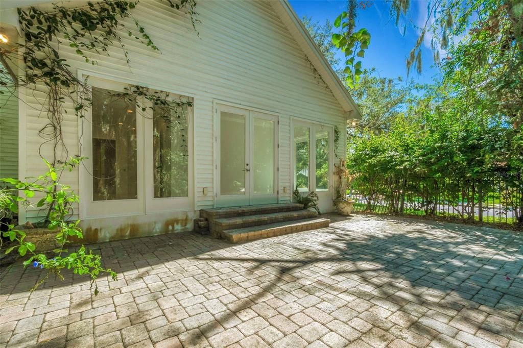 Like this space just outside the sunroom.