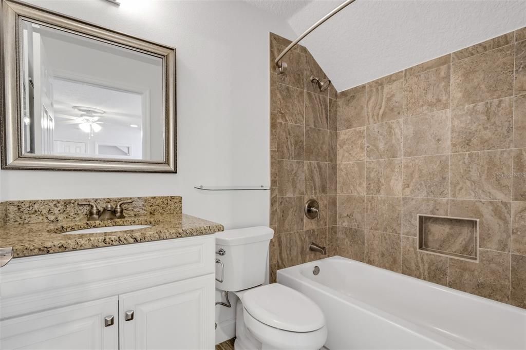 And the ensuite bathroom makes the entire space so functional.