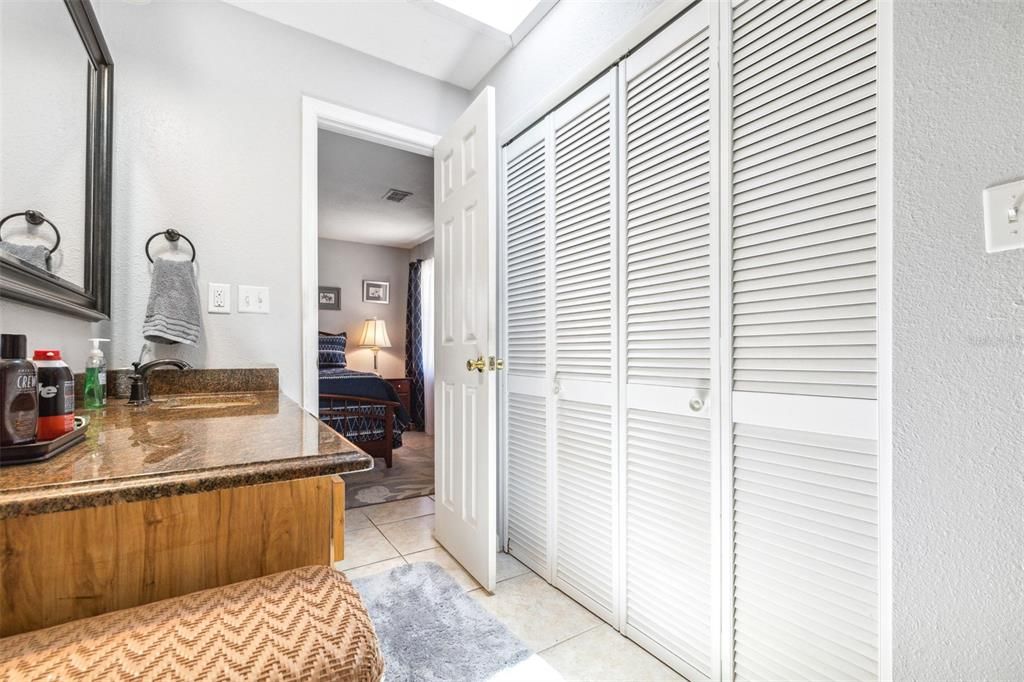 Primary Bathroom w/ oversized closet