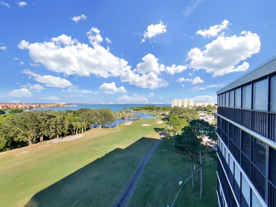 View direct from the enclosed lanai.