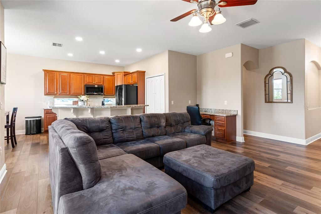 Living Room and Kitchen