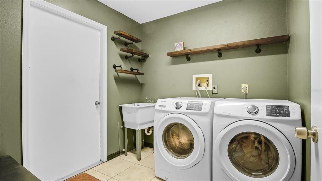 indoor laundry/utility