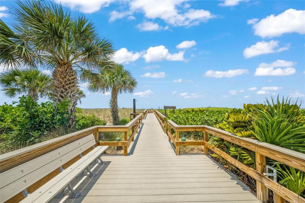 Walkway to the beach.