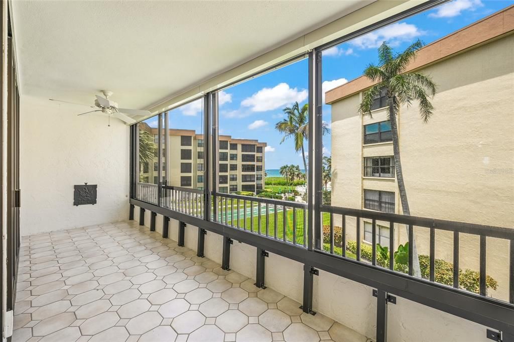 Wide and long  west facing balcony for amazing sunsets.  Large enough for dining table and extra outdoor couches.