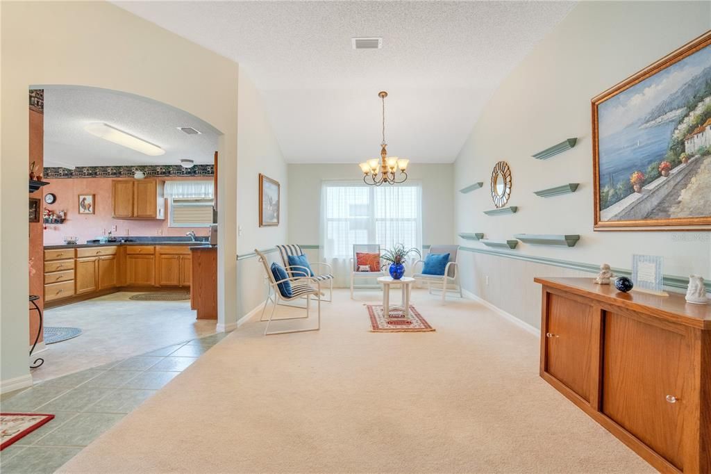 Large Entryway into the Open Kitchen