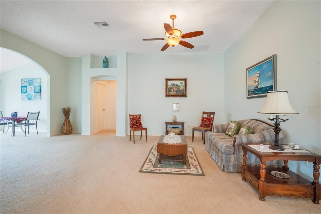 Living Room and Sitting Area