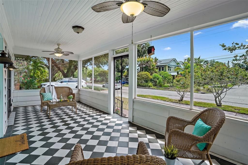 Front Screened-In Porch