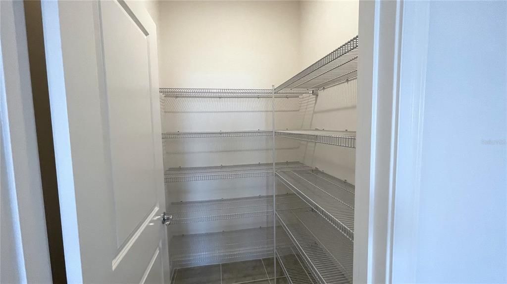 spacious pantry