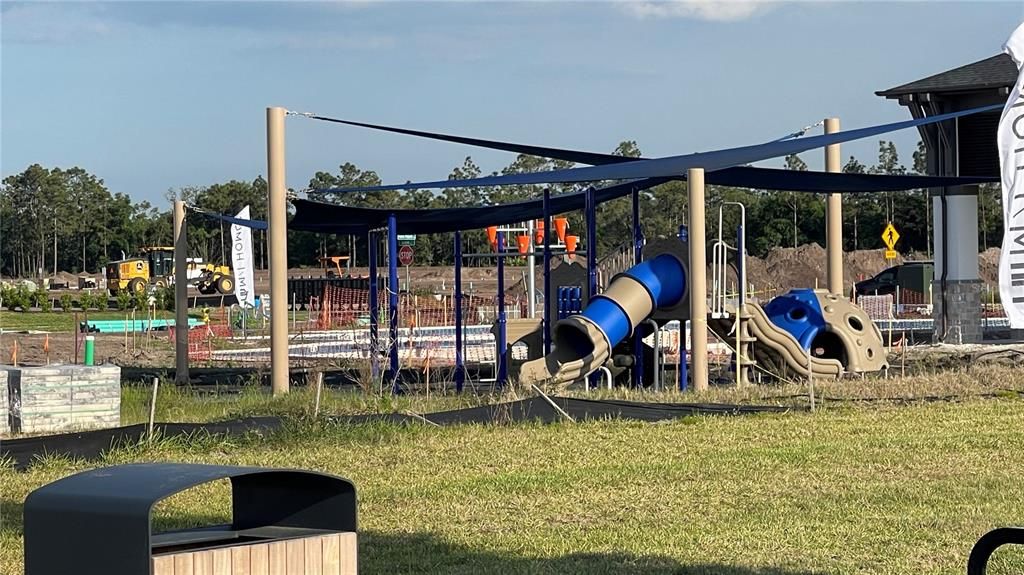 playground and pool