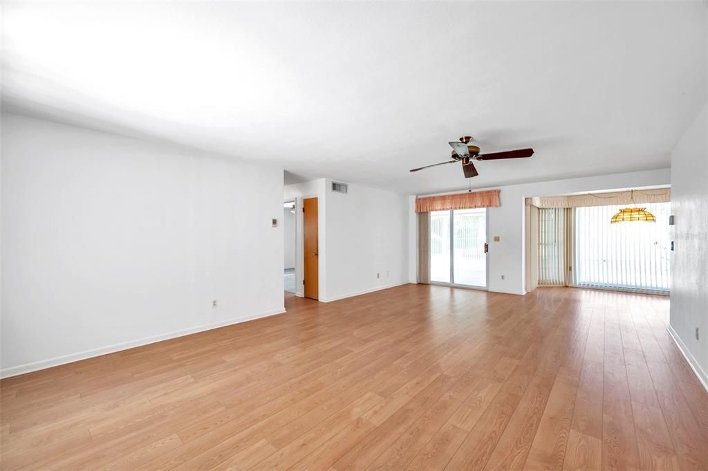 Living room from front door.