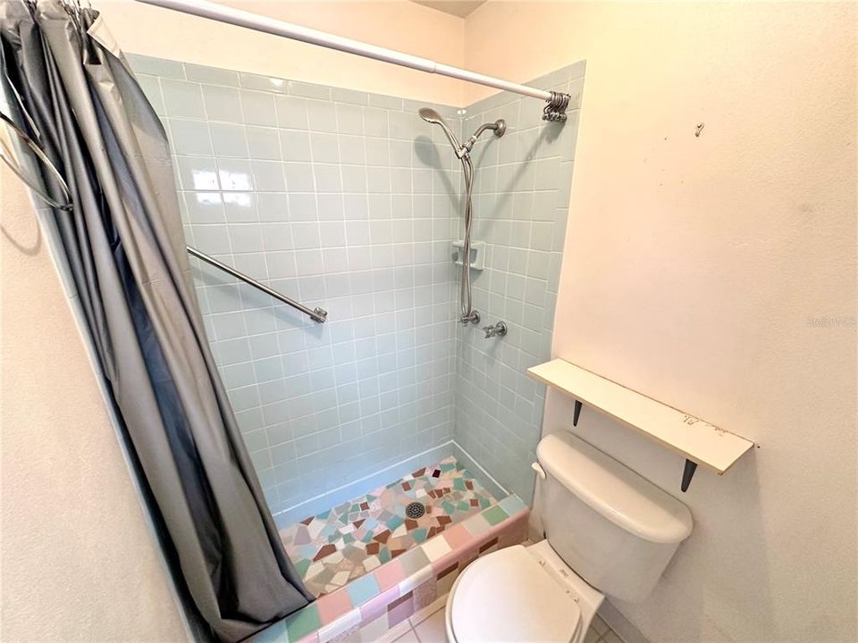 Half bath located in garage.