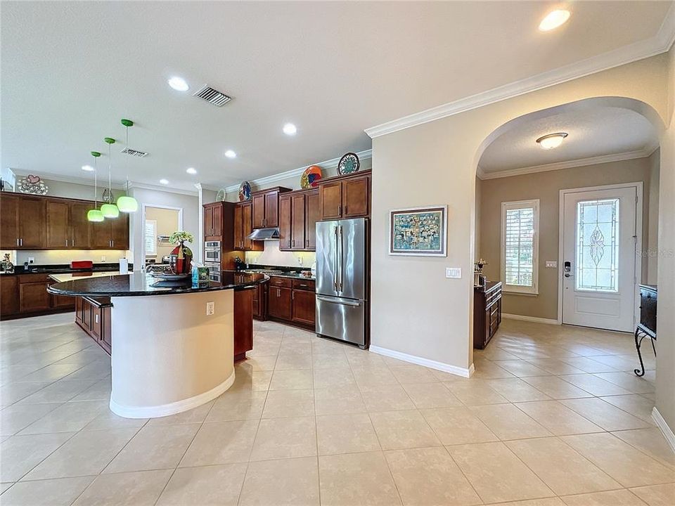 Inviting Foyer to Gourmet Kitchen