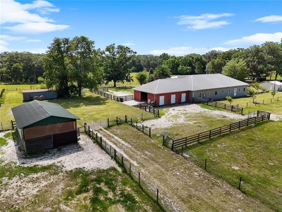 Hay Barn and Horse Stalls/In-law House