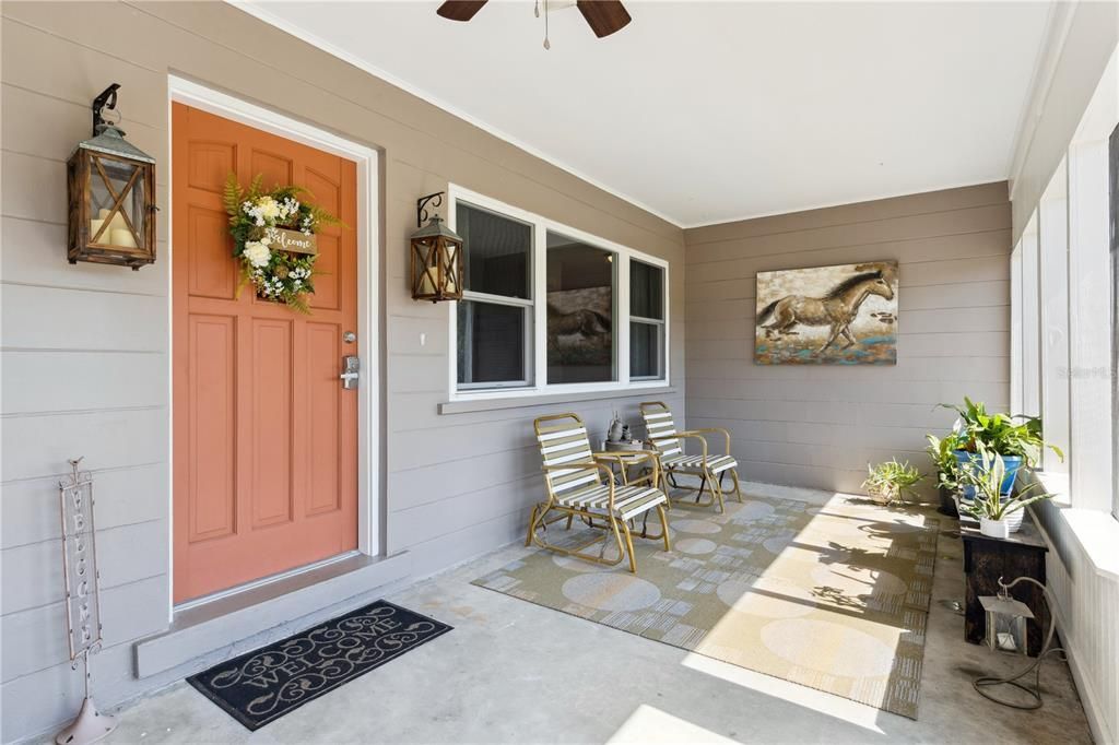 Front Door to Main Home