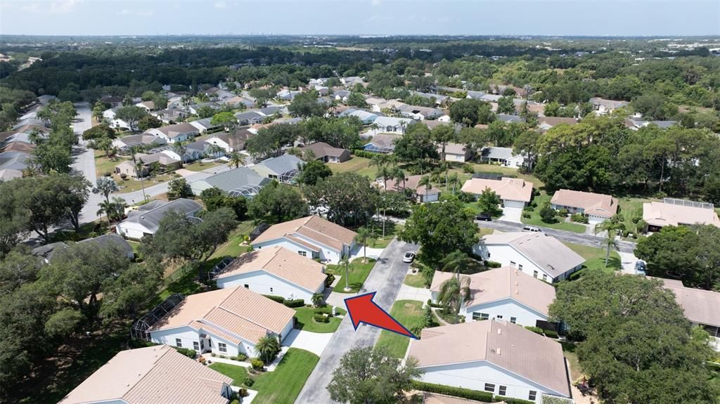 Aerial View of Home