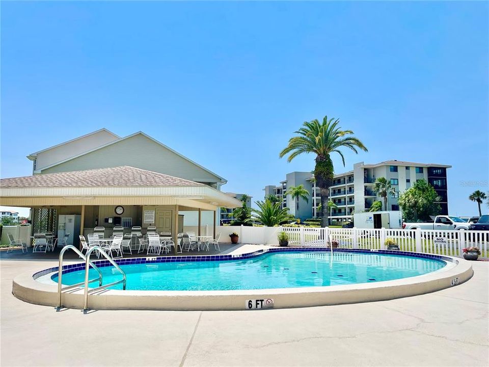 One of two Pools and Cabanas