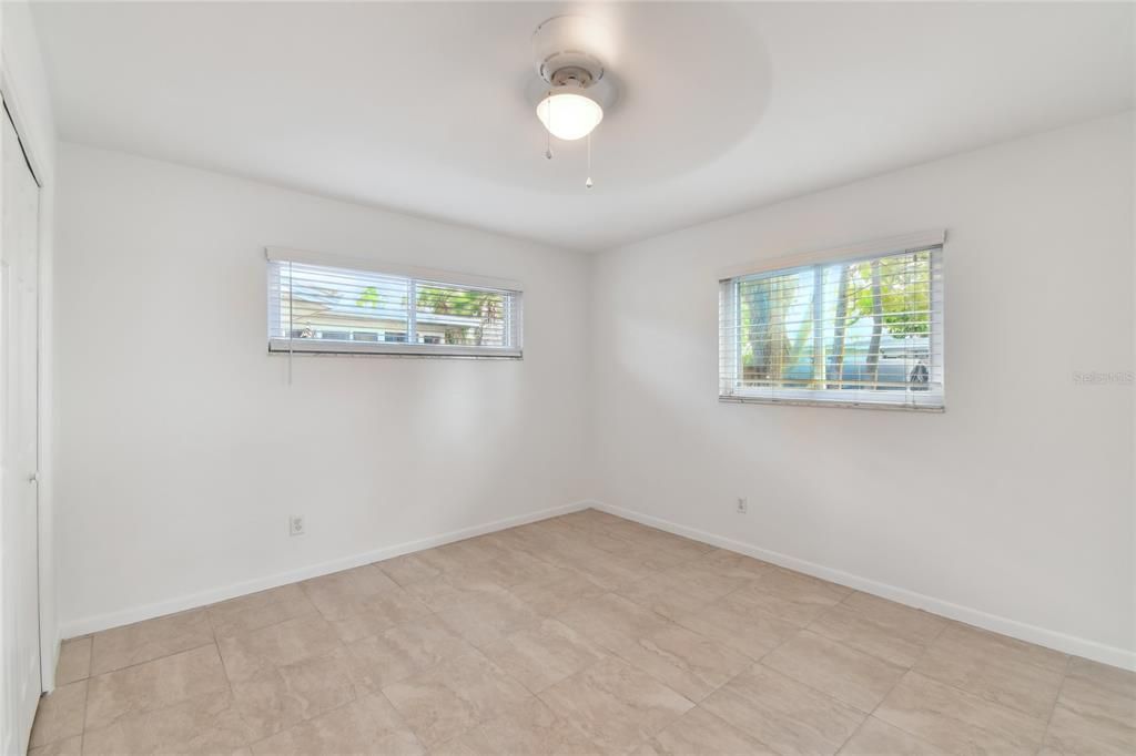 Guest suite with plenty of windows for natural light