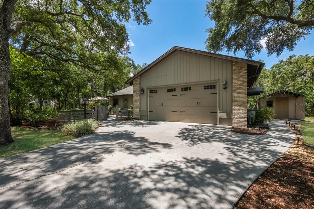 2 car garage with impact door