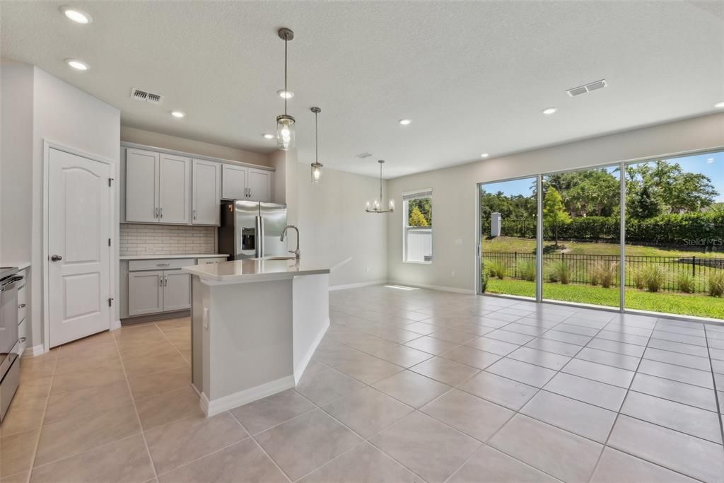 Kitchen & Family Room