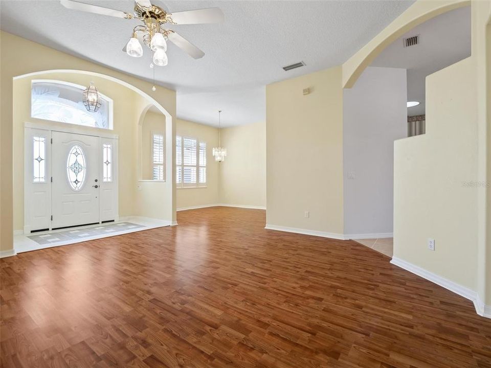 View from Living Room into Dining Room