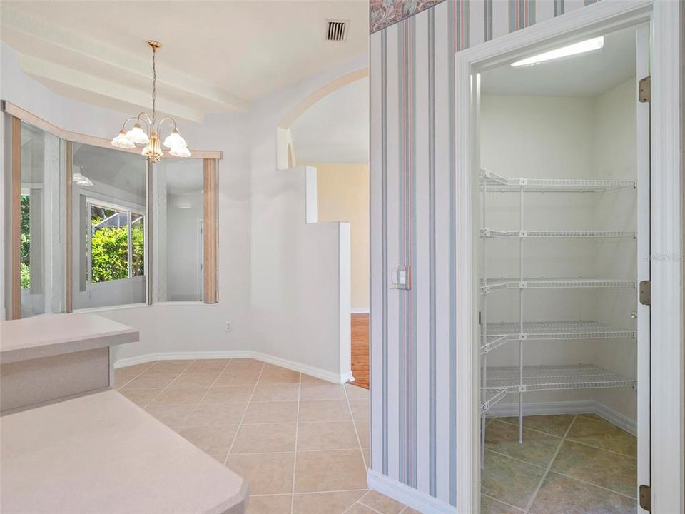 Kitchen walk-in pantry