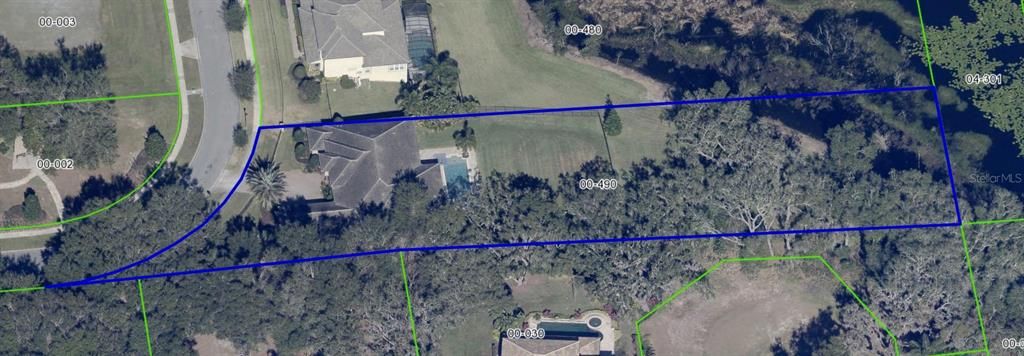 Property Apprasier outline to show how large lot is.