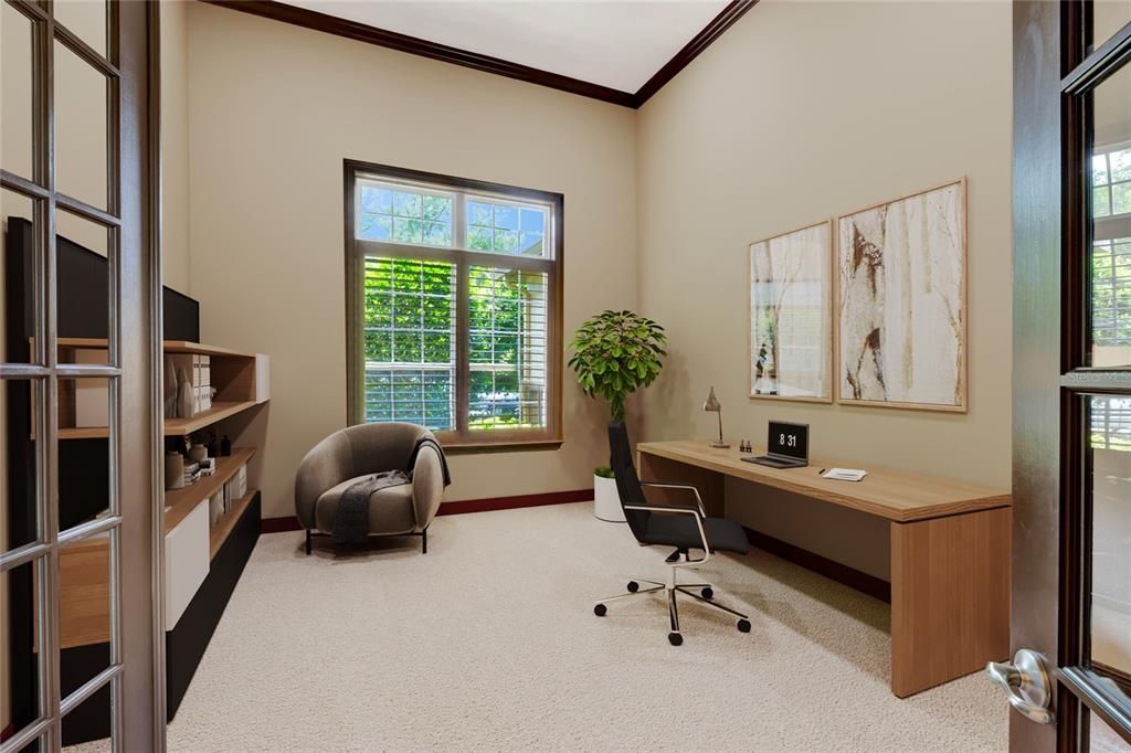 Office that is an optional bedroom