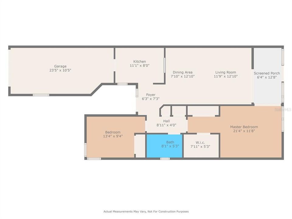 Active With Contract: $259,900 (2 beds, 1 baths, 924 Square Feet)