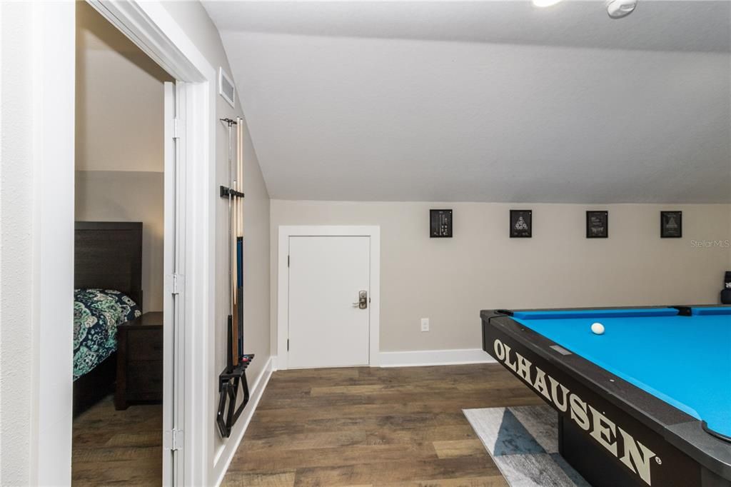 Access door to attic storage