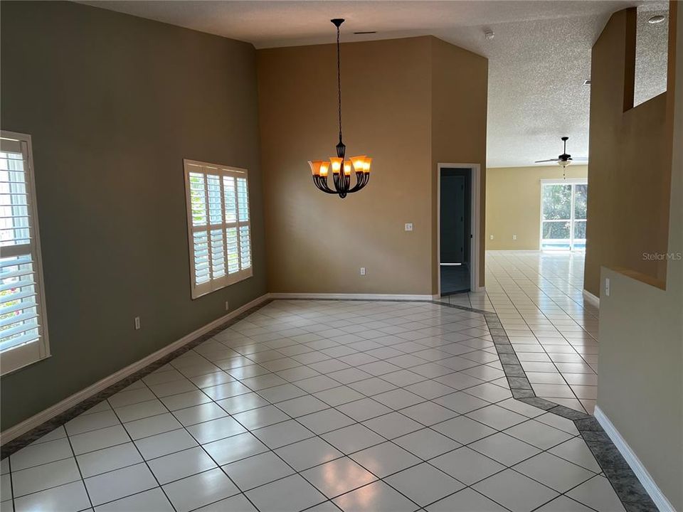 Dining Room/Living Room Combination