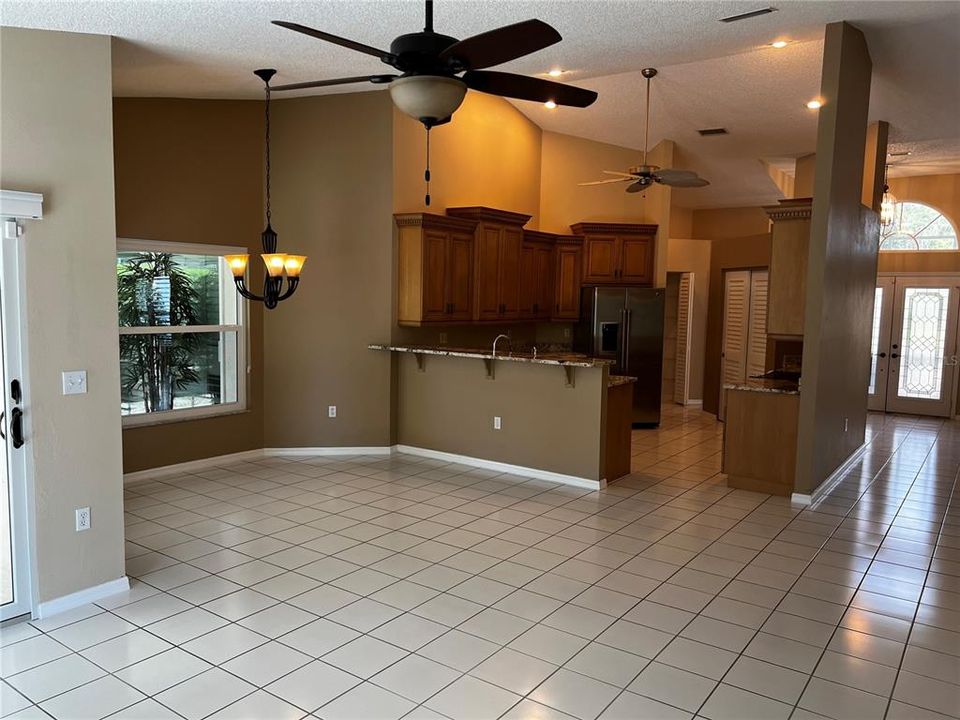 View into the kitchen