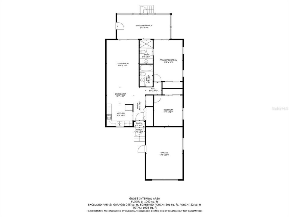 For Sale: $315,000 (2 beds, 2 baths, 1105 Square Feet)